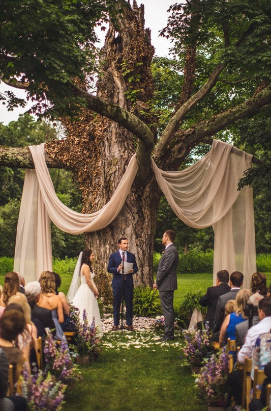 Sheer Draping - Various Colours Rockhampton Vintage Hire Weddings Rockhampton