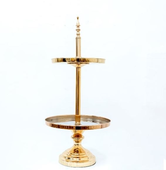 Cake Stand 2-Tiered Cake Stand Gold Luxe