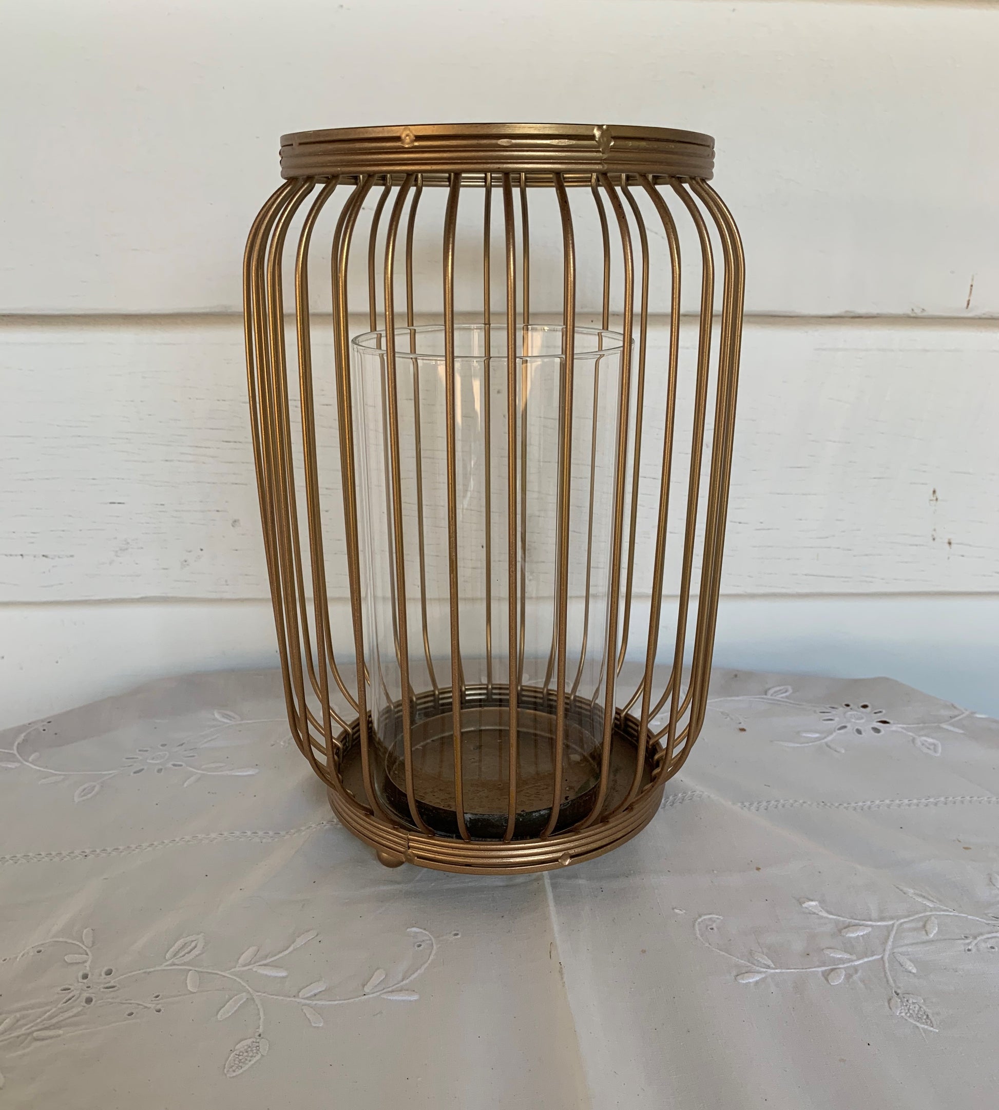 gold wire candle holders Rockhampton Vintage Hire