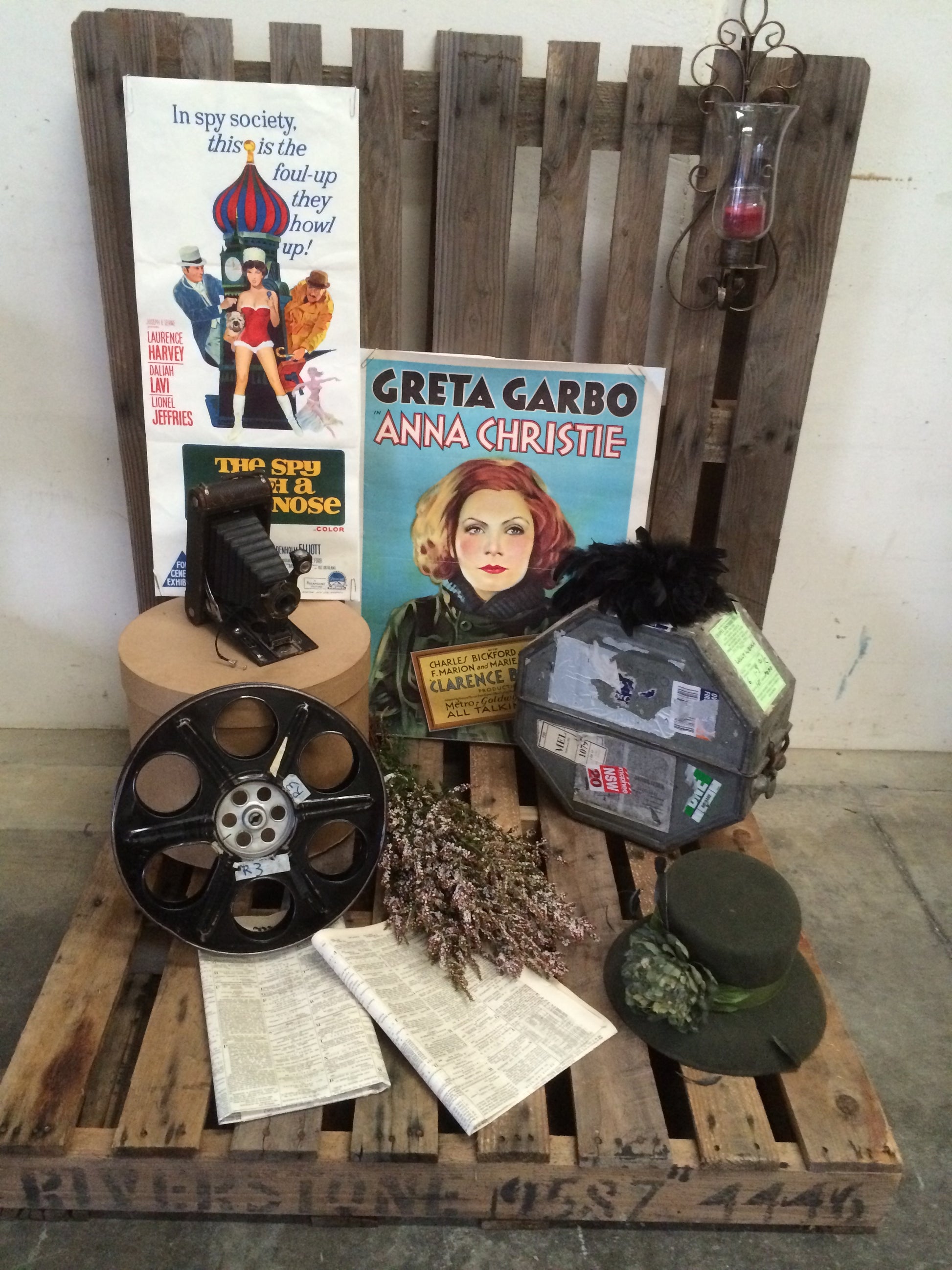 Display Movie Poster & Props Rockhampton Vintage Hire