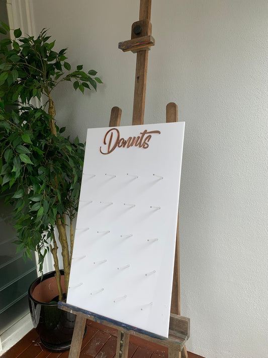 Donut Board White Acrylic