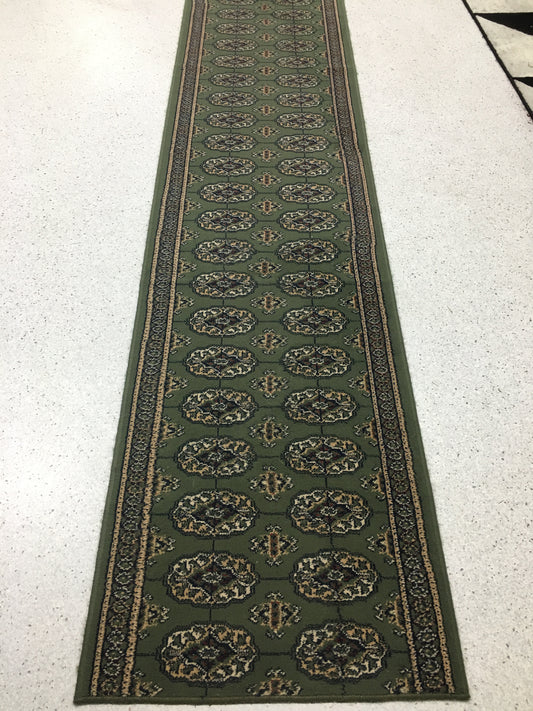 Floor Rugs - Runner Green Rockhampton Vintage Hire