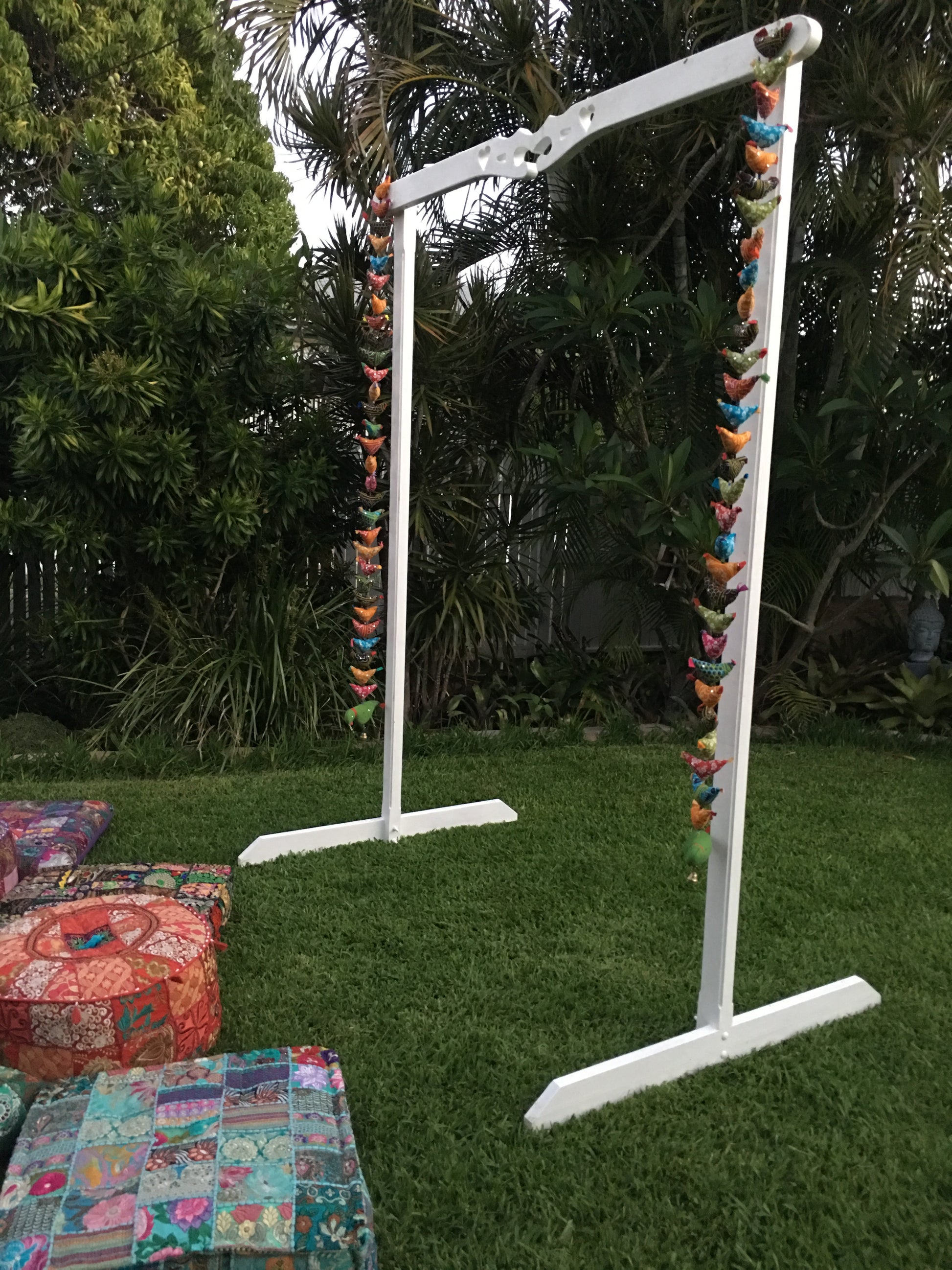 Arbor - White Wood Square DIY Wedding, Event & Party Hire Rockhampton Vintage Hire Wedding Hire