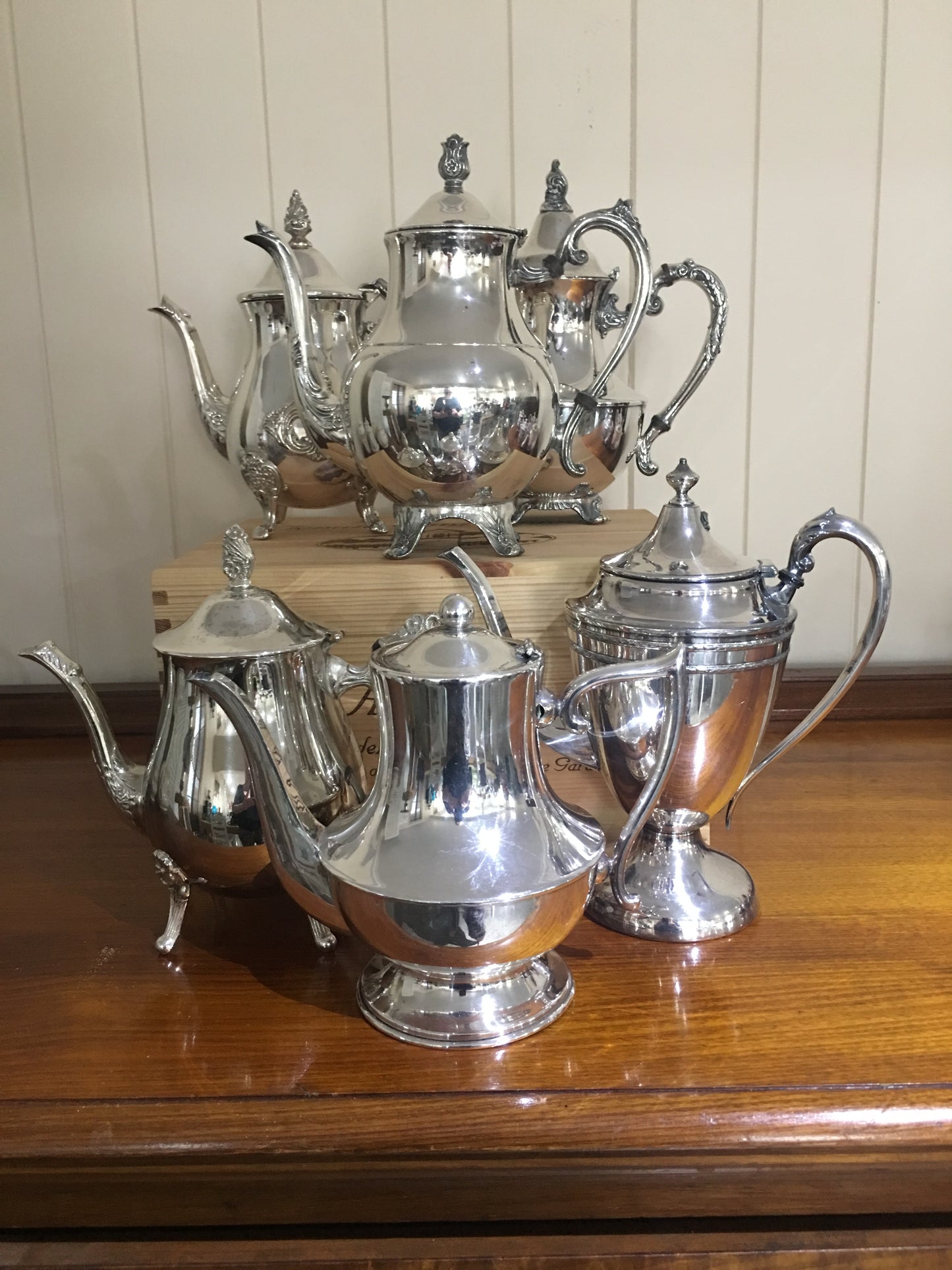 Vintage - Silverware Tea & Coffee Pots x6 Bundle