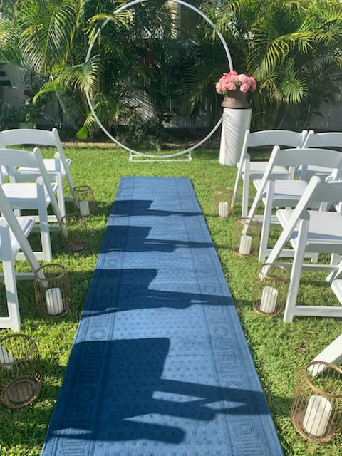 Floor Rugs - Runner Blue – rockhampton-vintage-hire