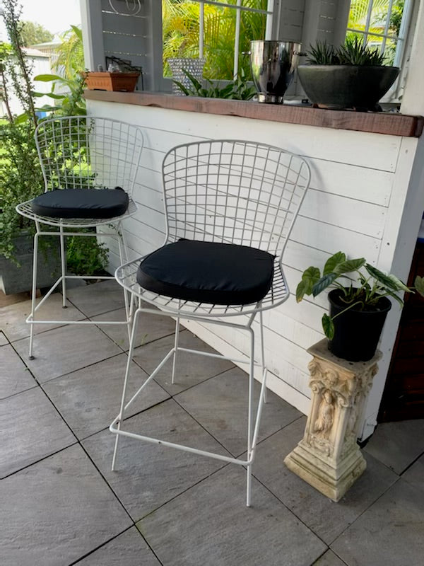 Black Chair Pads Rockhampton Vintage Hire