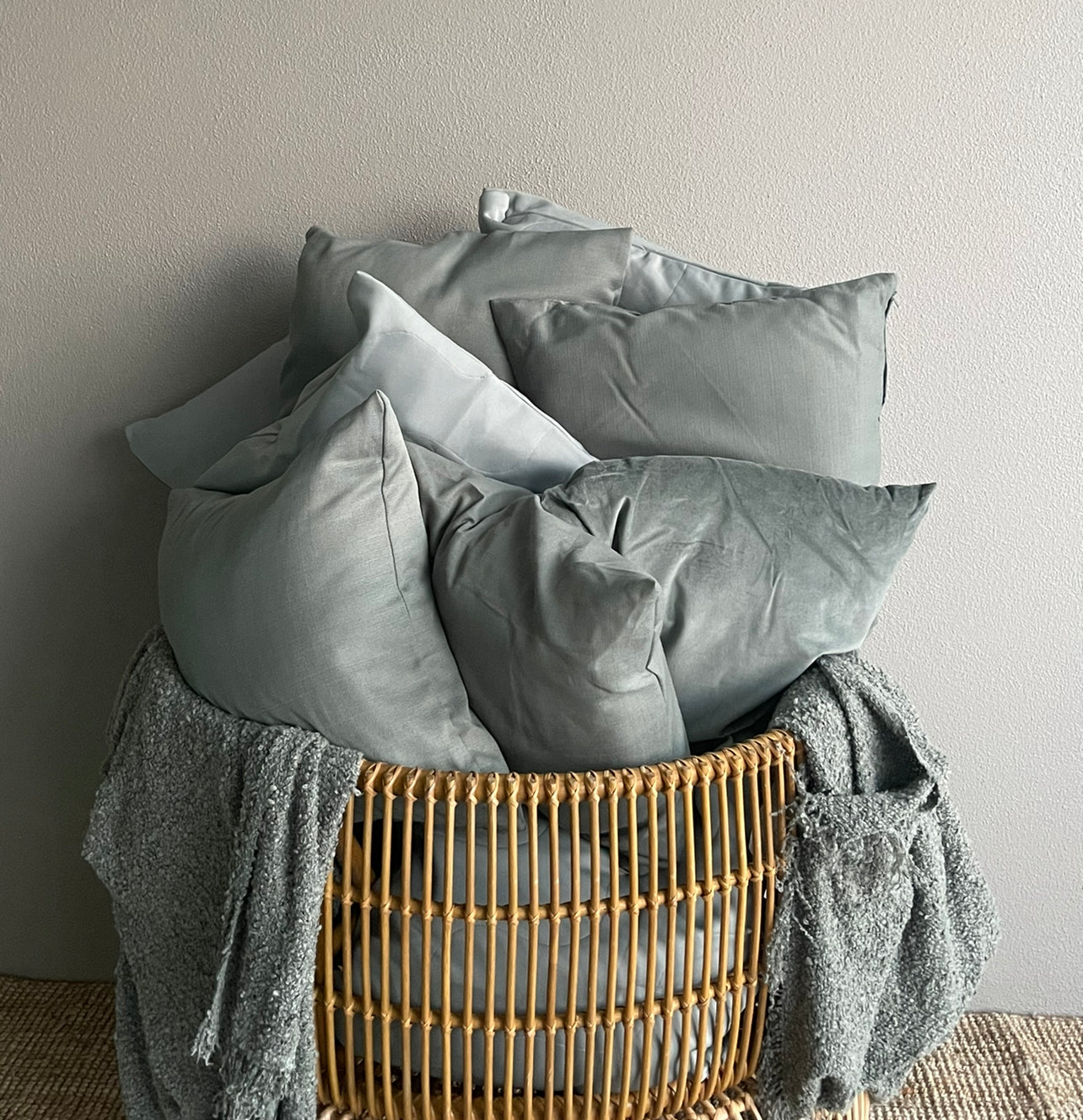 Standard Square Cushions - Sage Collection Rockhampton Vintage Hire