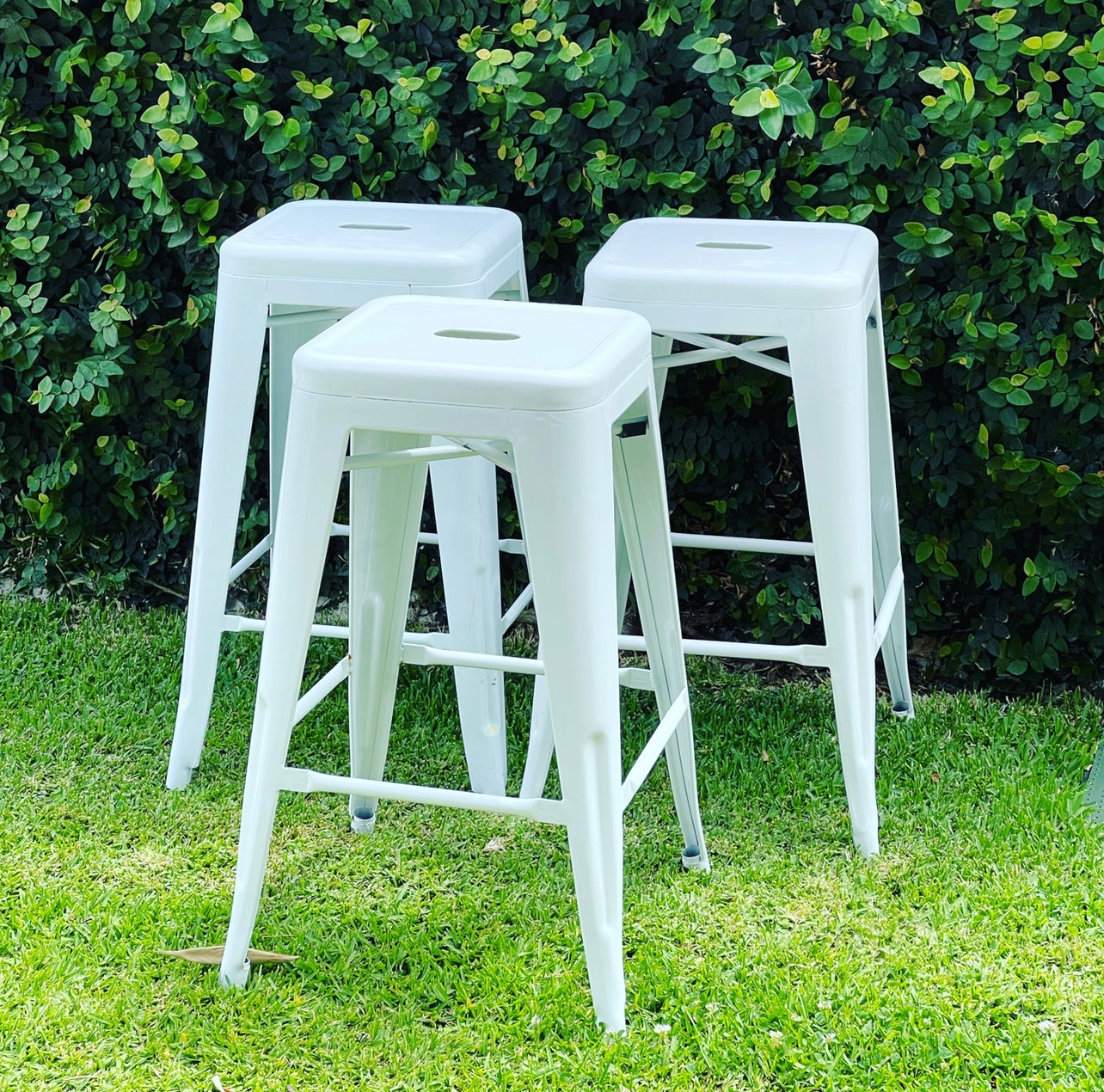 White Tolix Stools look great teamed with our dry bars suitable for Wedding & Events Bar hire,  stool hire Weddings Rockhampton