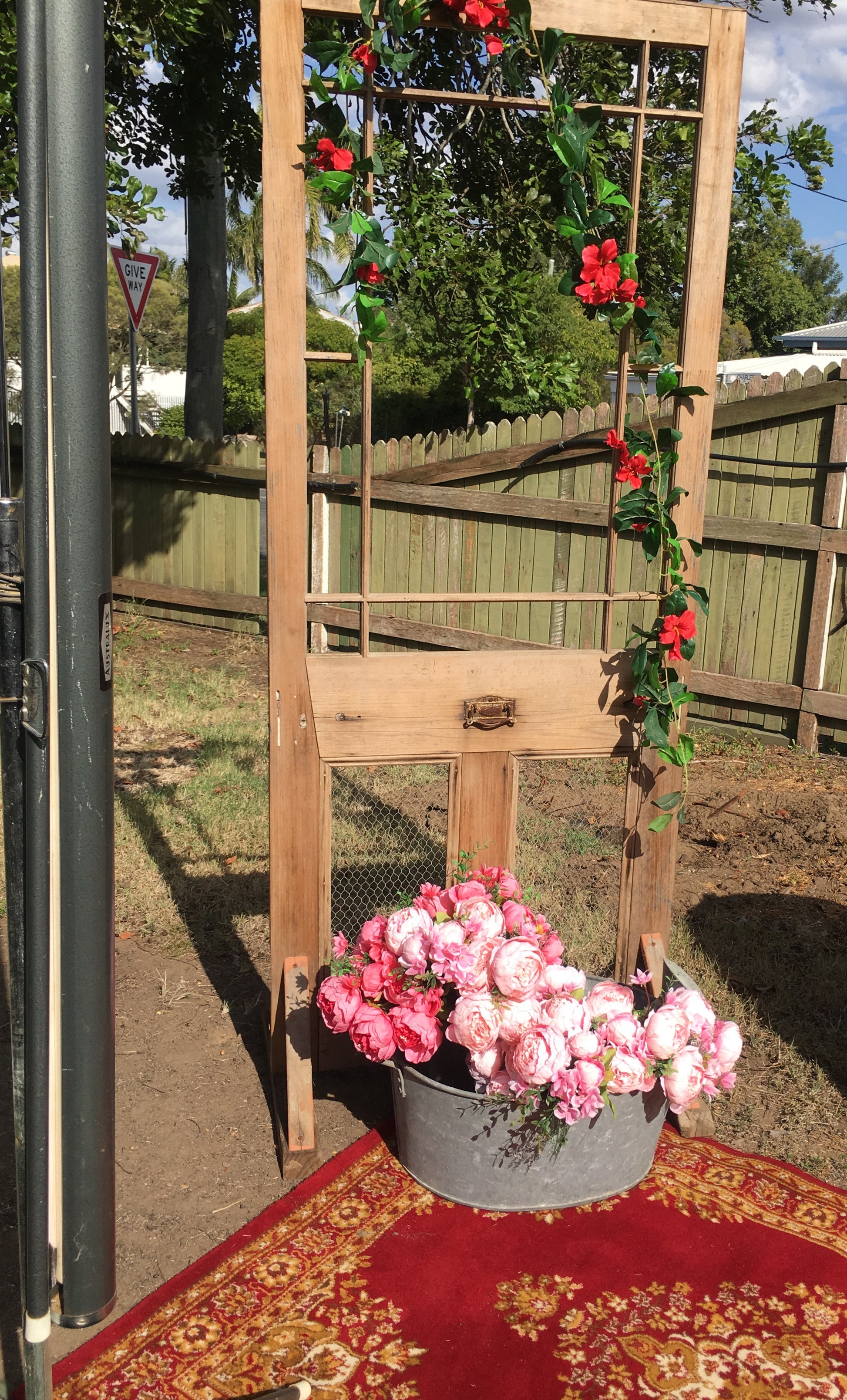 Backdrop - Wooden Door Frame Rockhampton Vintage Hire