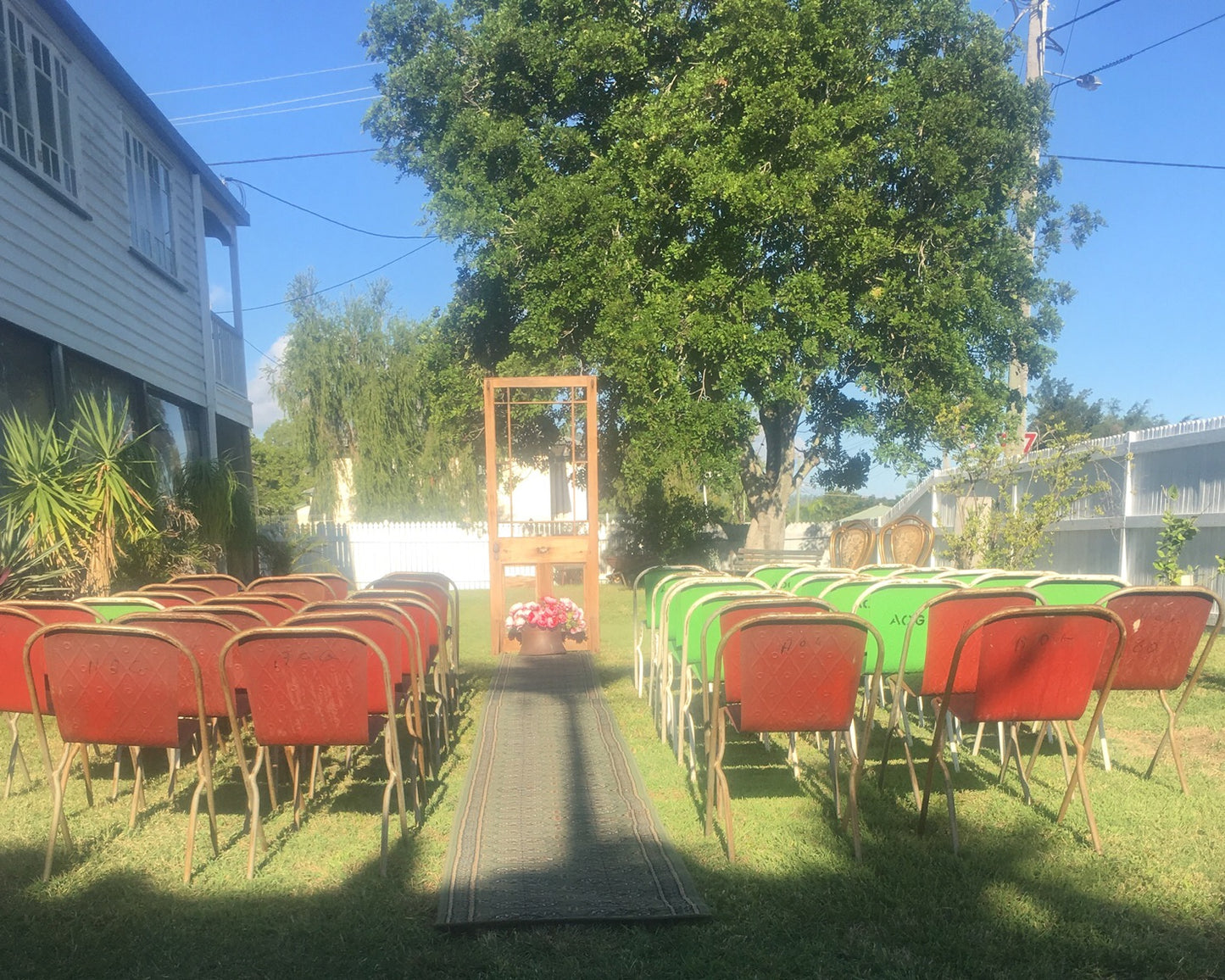 Backdrop - Wooden Door Frame Rockhampton Vintage Hire