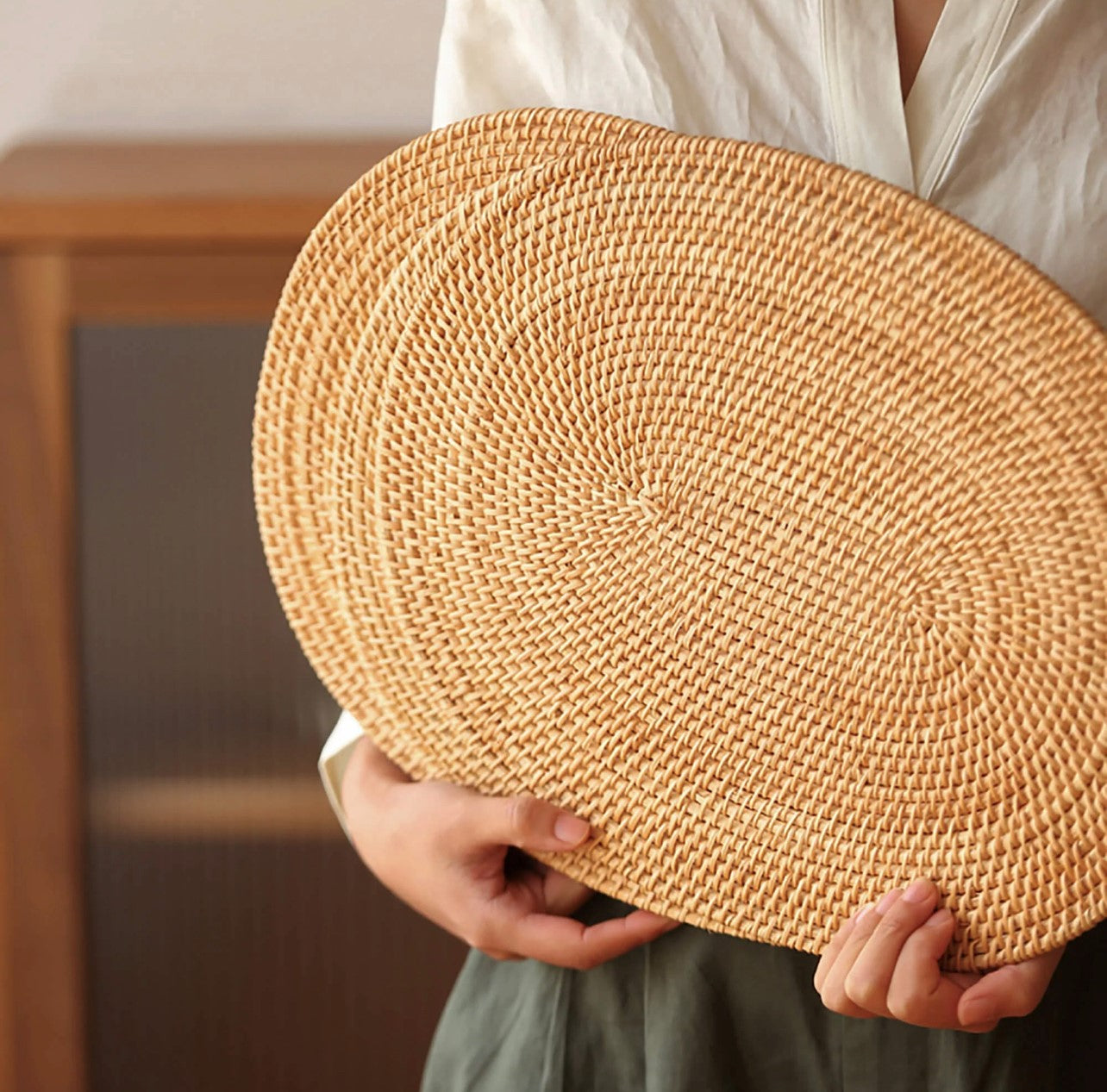 Oval Rope Jute Placemats Rockhampton Vintage Hire